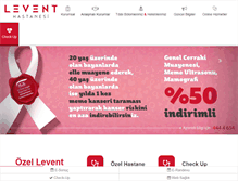 Tablet Screenshot of leventhastanesi.com.tr